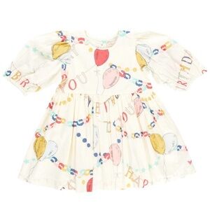 Pink Chicken Birthday Garland Dress